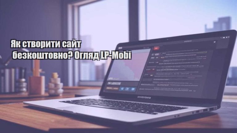 Як створити сайт безкоштовно? Огляд LP-Mobi