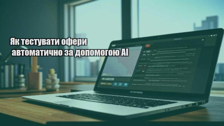 Як тестувати офери автоматично за допомогою AI