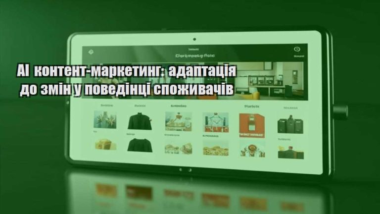 AI контент-маркетинг: адаптація до змін у поведінці споживачів