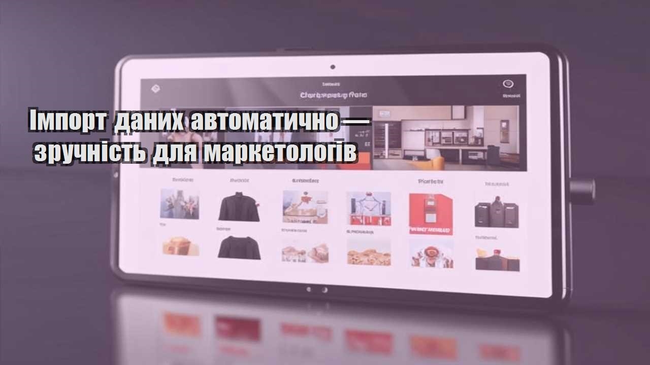 import danyh avtomatychno — zruchnist dlya marketologiv