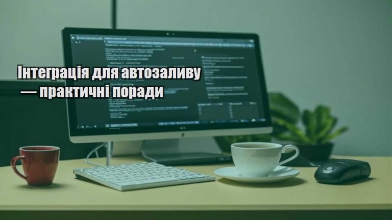 Інтеграція для автозаливу — практичні поради