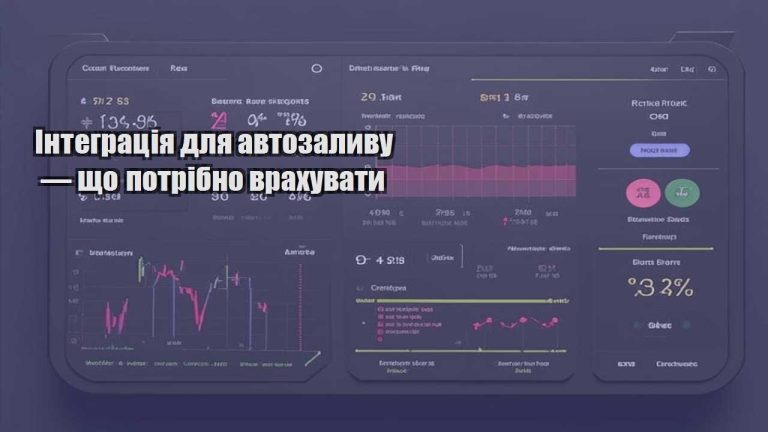 Інтеграція для автозаливу — що потрібно врахувати