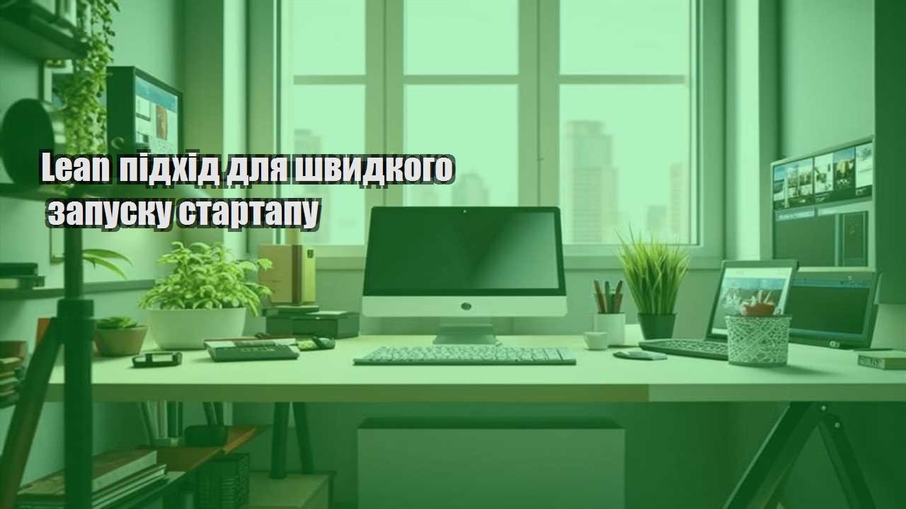 lean pidhid dlya shvydkogo zapusku startapu