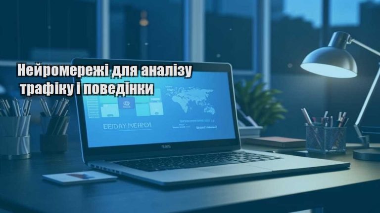 Нейромережі для аналізу трафіку і поведінки