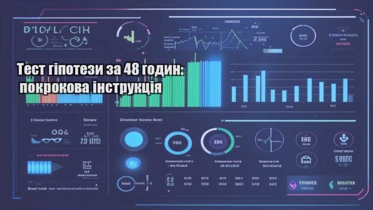 Тест гіпотези за 48 годин: покрокова інструкція