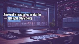 Автопублікація матеріалів — тренди 2025 року