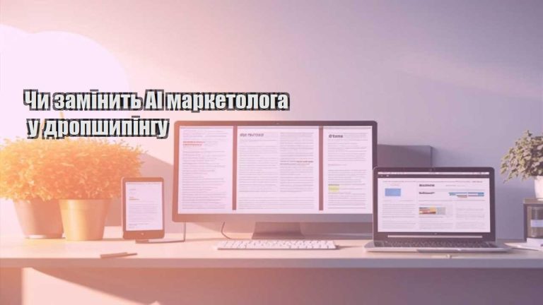 Чи замінить AI маркетолога у дропшипінгу