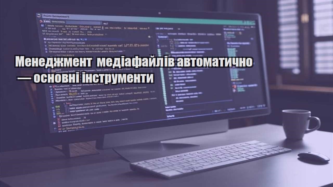 menedzhment mediafajliv avtomatychno — osnovni instrumenty