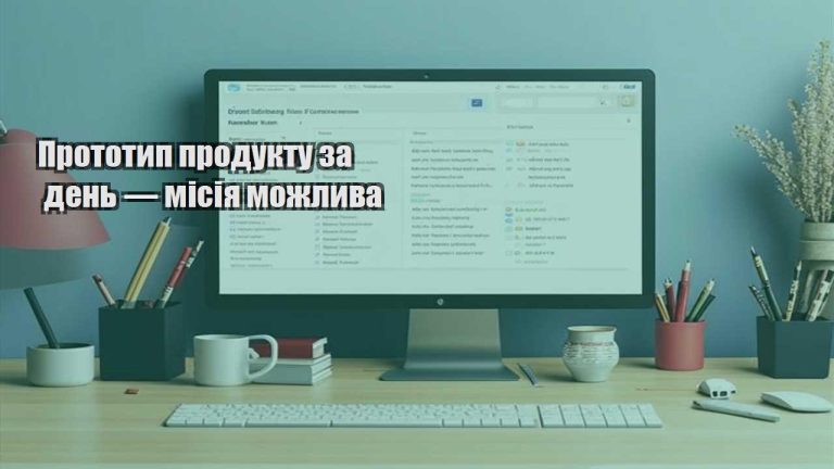 Прототип продукту за день — місія можлива