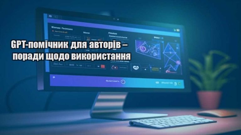 GPT-помічник для авторів – поради щодо використання