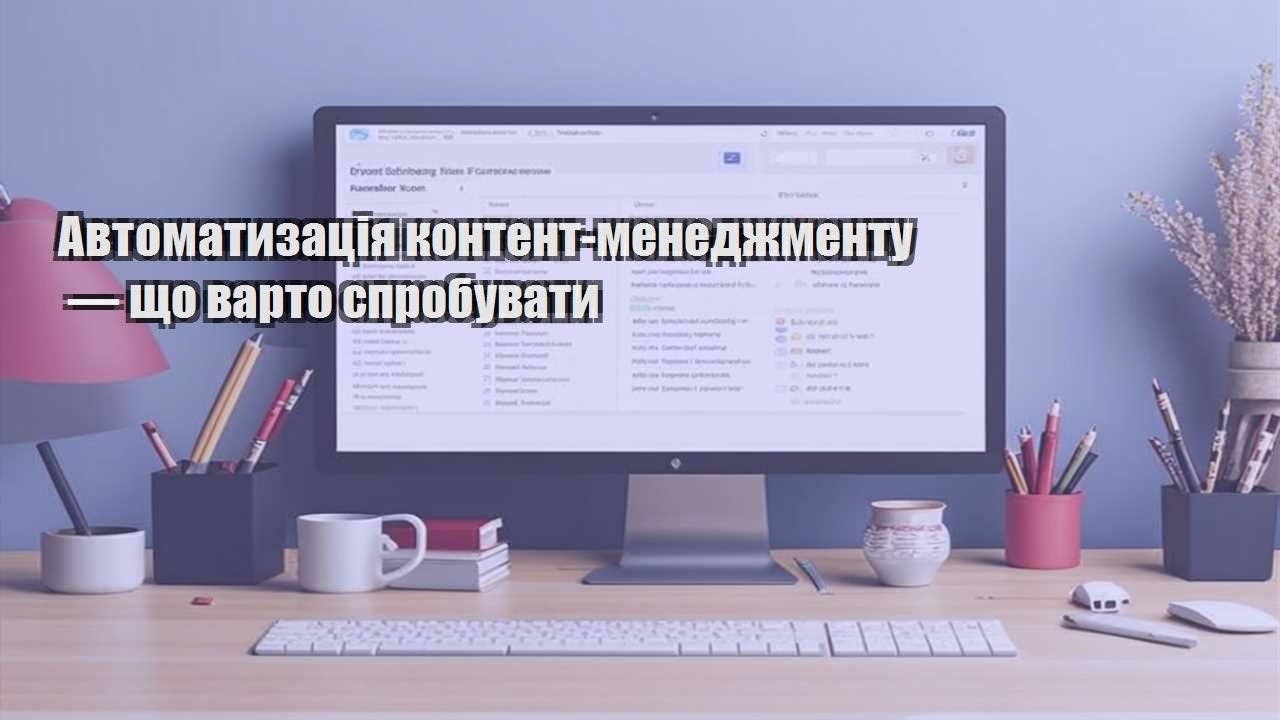 avtomatyzacziya kontent menedzhmentu — shho varto sprobuvaty