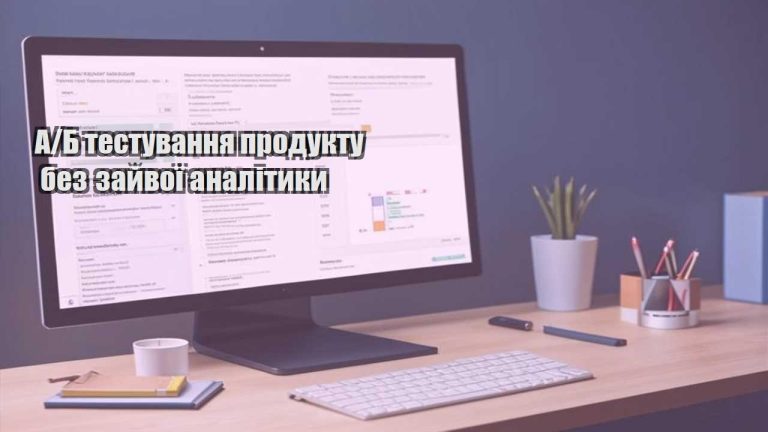 А/Б тестування продукту без зайвої аналітики