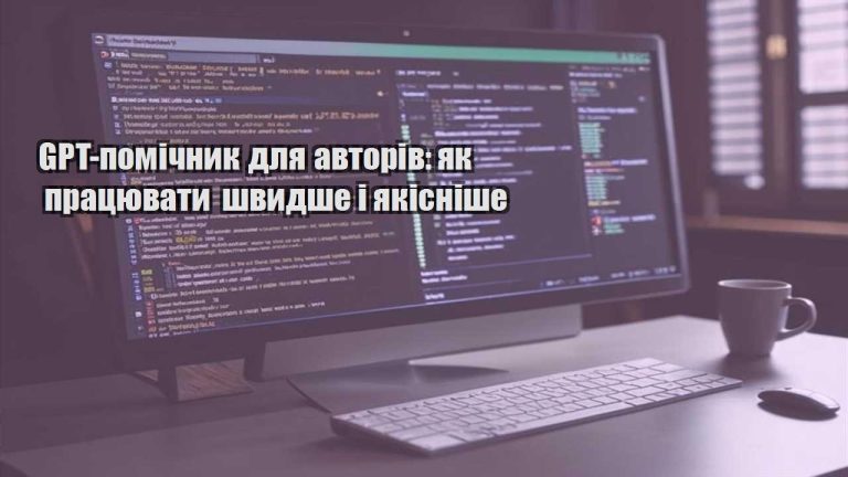 GPT-помічник для авторів: як працювати швидше і якісніше