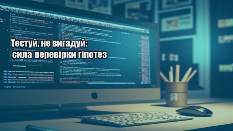 Тестуй, не вигадуй: сила перевірки гіпотез