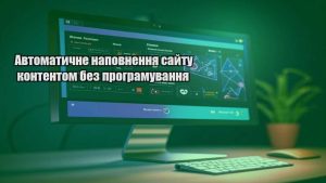 Автоматичне наповнення сайту контентом без програмування