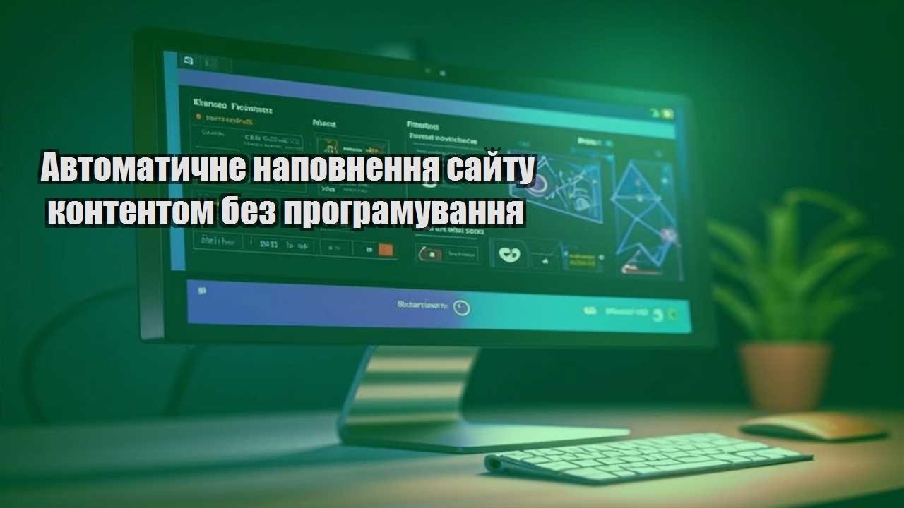 avtomatychne napovnennya sajtu kontentom bez programuvannya
