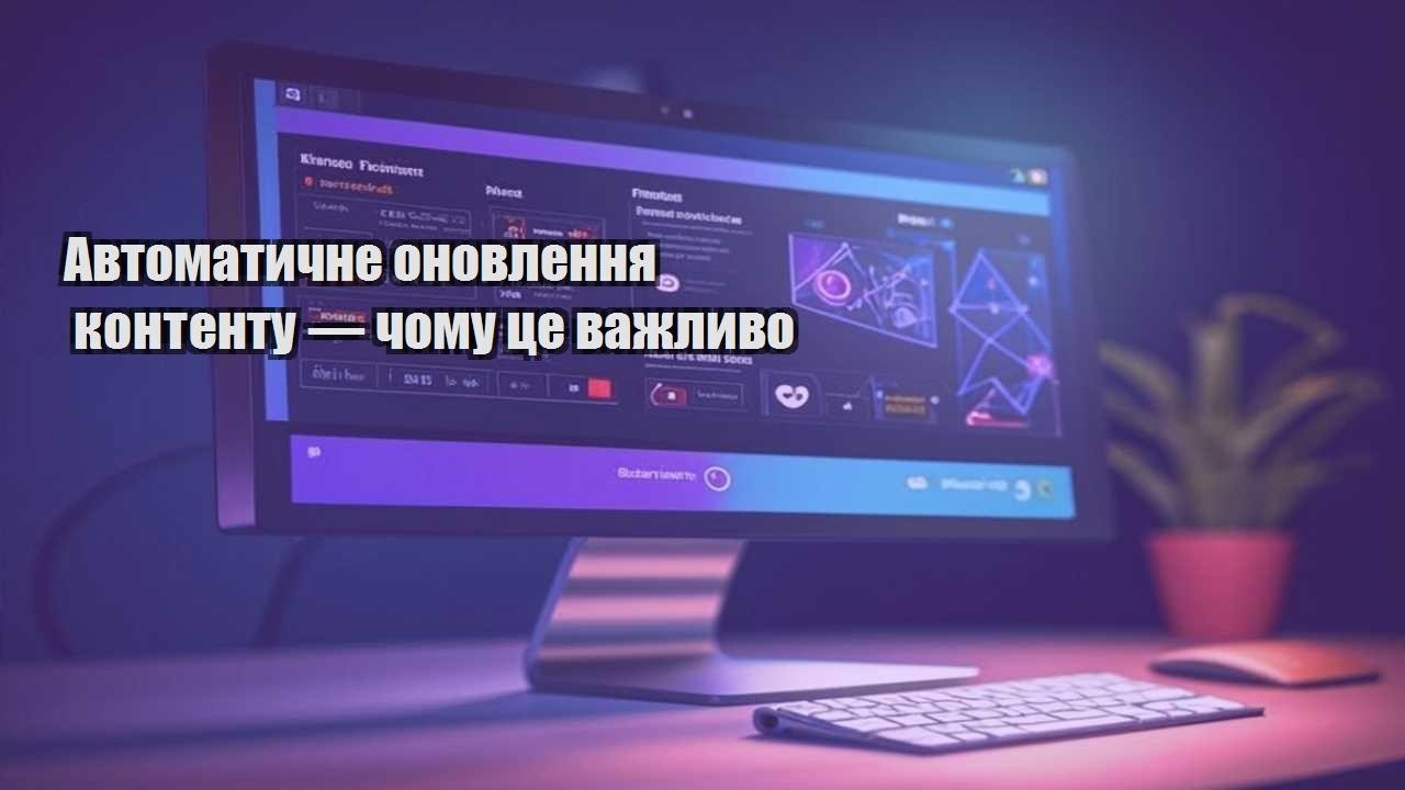 avtomatychne onovlennya kontentu — chomu cze vazhlyvo