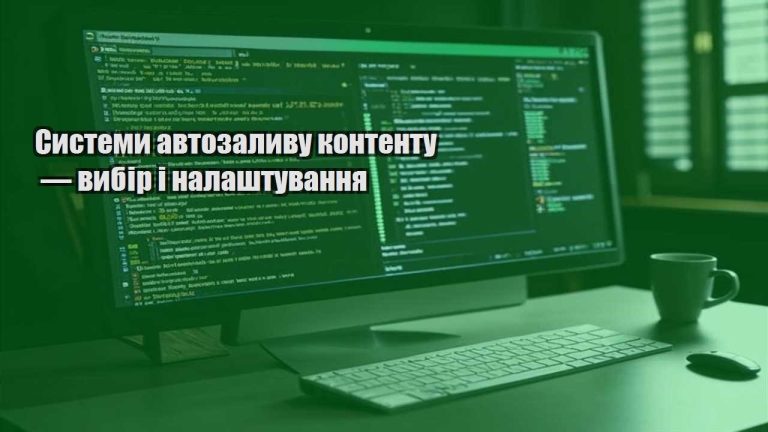 Системи автозаливу контенту — вибір і налаштування