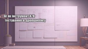 AI як інструмент A/B тестування в дропшипінгу
