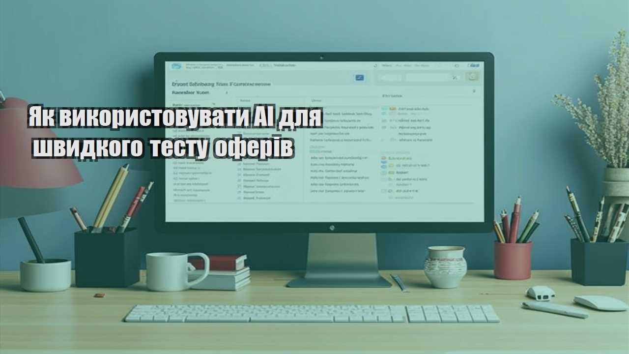 yak vykorystovuvaty ai dlya shvydkogo testu oferiv