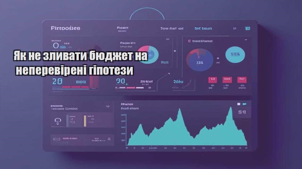 yak ne zlyvaty byudzhet na neperevireni gipotezy