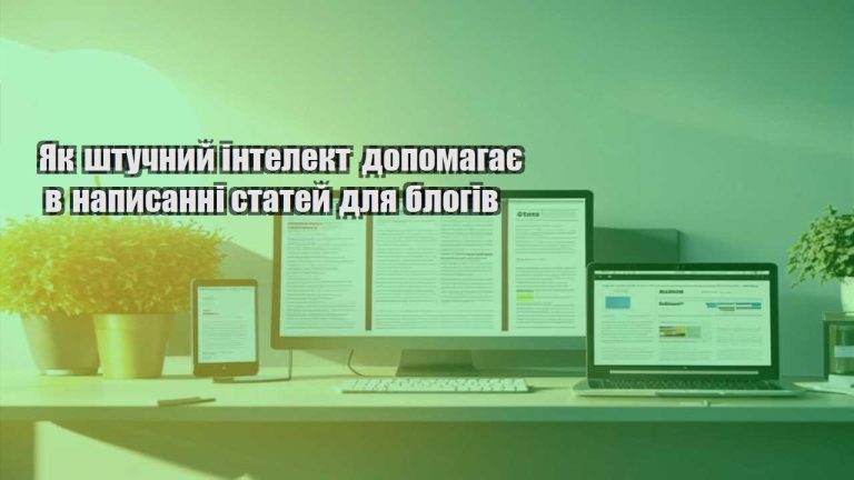Як штучний інтелект допомагає в написанні статей для блогів