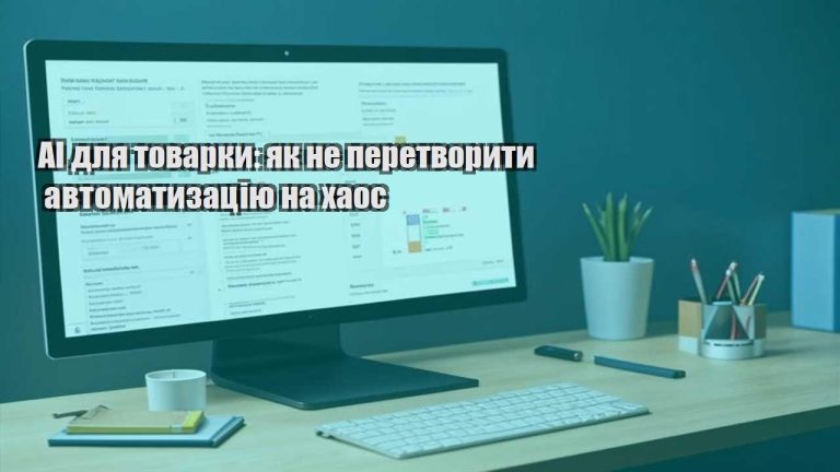 AI для товарки: як не перетворити автоматизацію на хаос