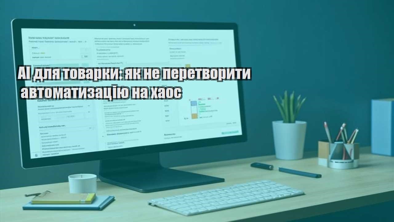 ai dlya tovarky yak ne peretvoryty avtomatyzacziyu na haos