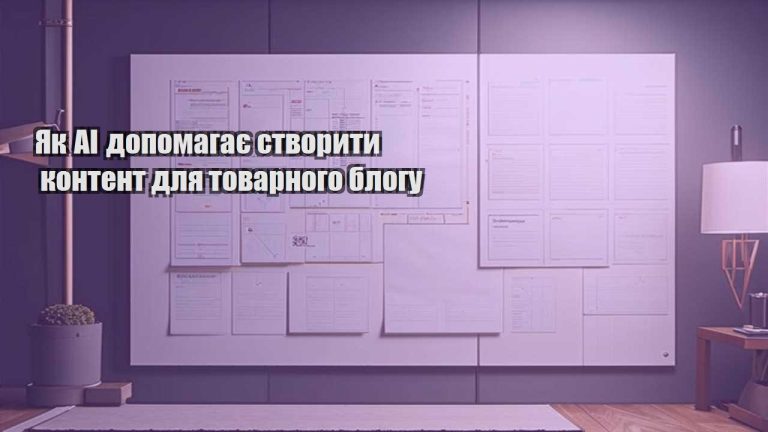 Як AI допомагає створити контент для товарного блогу