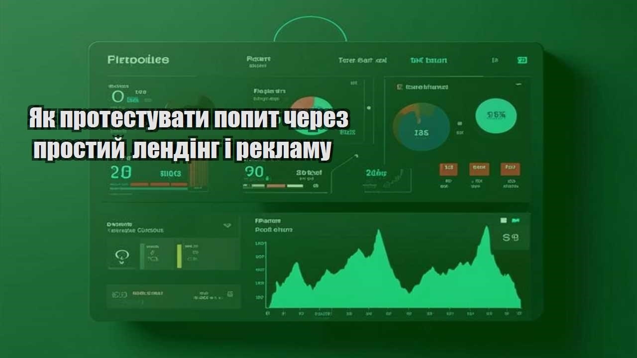 yak protestuvaty popyt cherez prostyj lending i reklamu