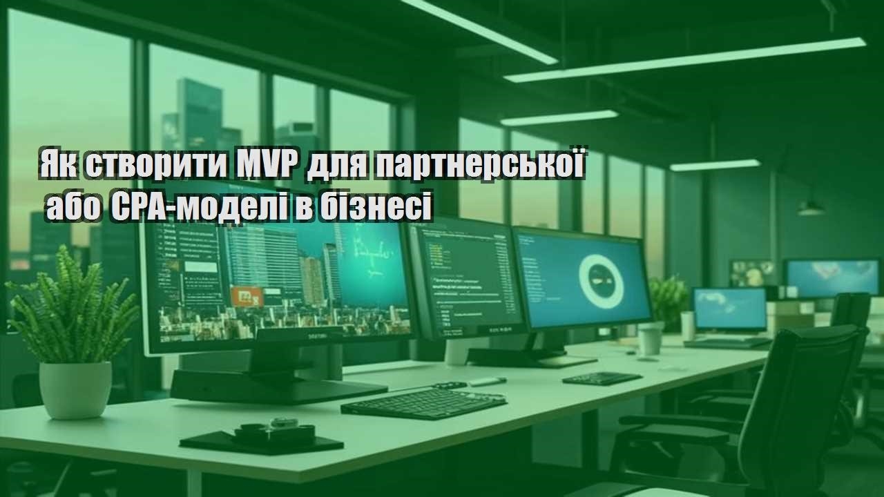 yak stvoryty mvp dlya partnerskoyi abo cpa modeli v biznesi