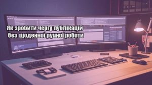 Як зробити чергу публікацій без щоденної ручної роботи
