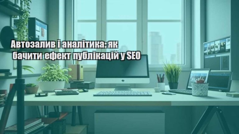 Автозалив і аналітика: як бачити ефект публікацій у SEO