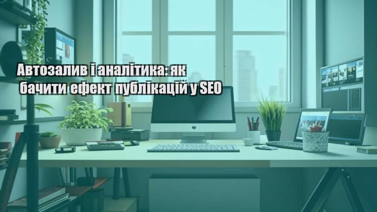 avtozalyv i analityka yak bachyty efekt publikaczij u seo