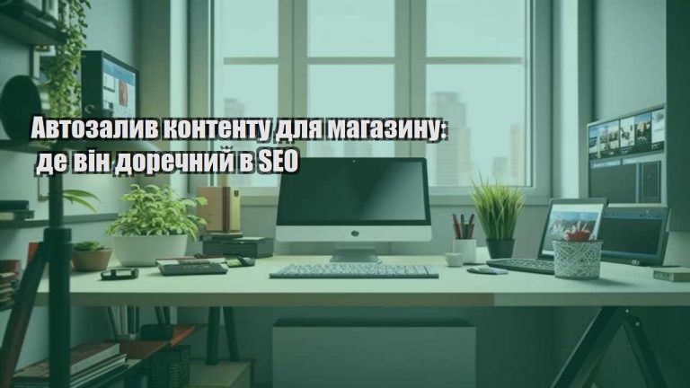 Автозалив контенту для магазину: де він доречний в SEO