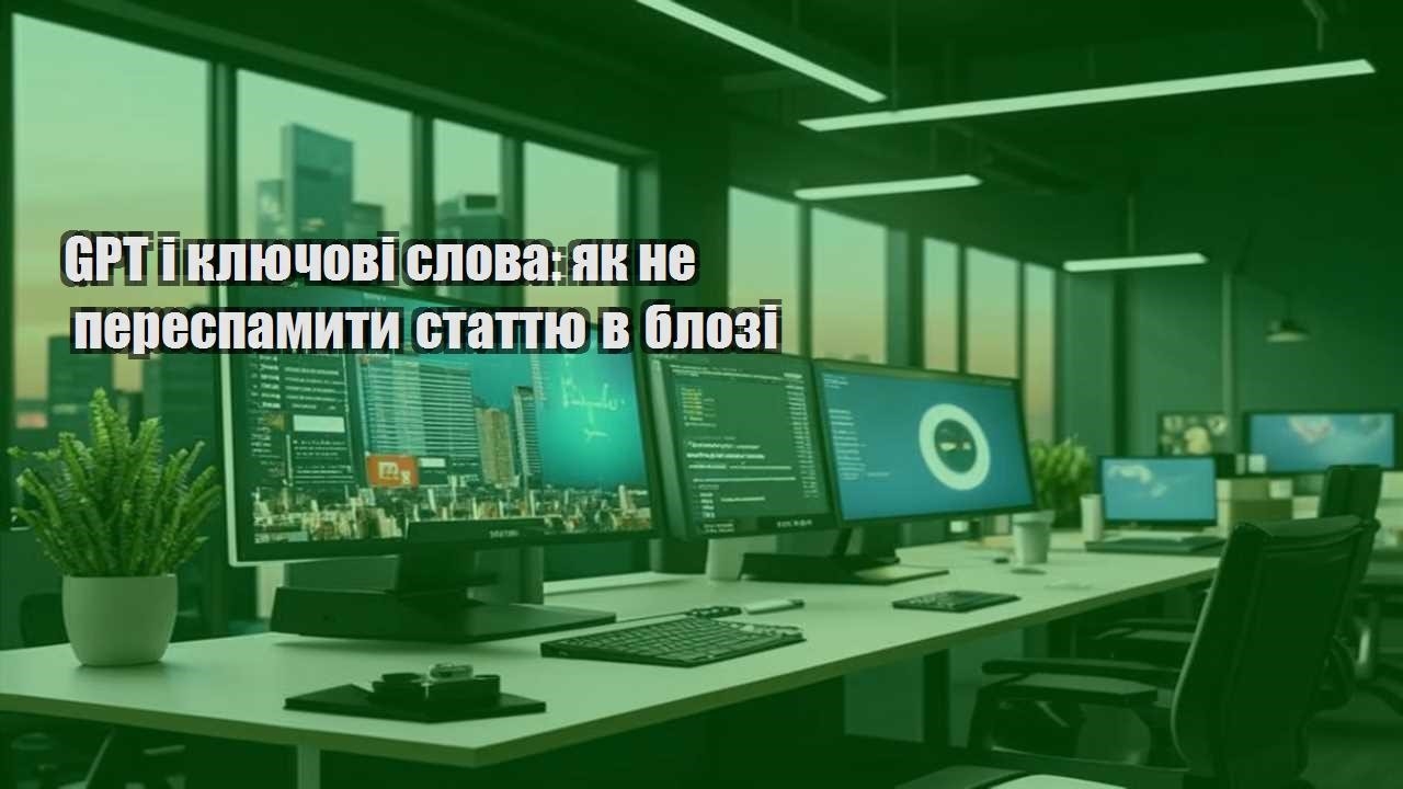 gpt i klyuchovi slova yak ne perespamyty stattyu v blozi