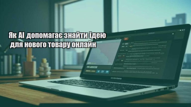Як AI допомагає знайти ідею для нового товару онлайн