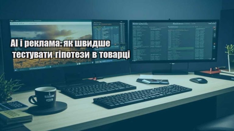 AI і реклама: як швидше тестувати гіпотези в товарці