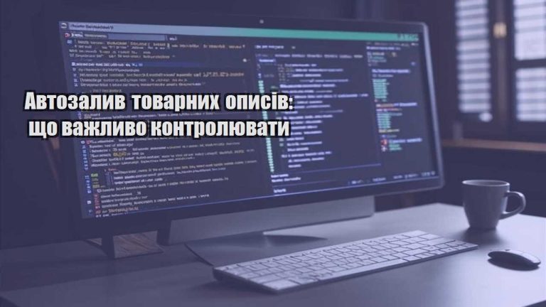 Автозалив товарних описів: що важливо контролювати