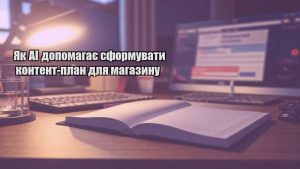 Як AI допомагає сформувати контент-план для магазину