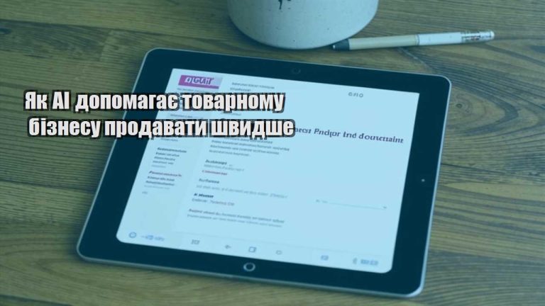 Як AI допомагає товарному бізнесу продавати швидше