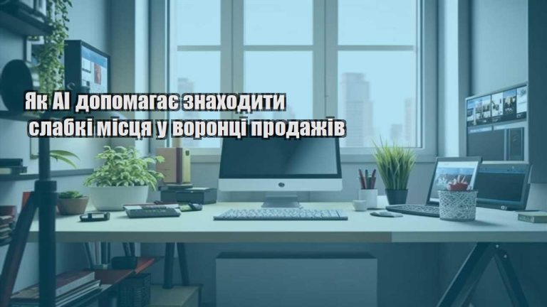 Як AI допомагає знаходити слабкі місця у воронці продажів