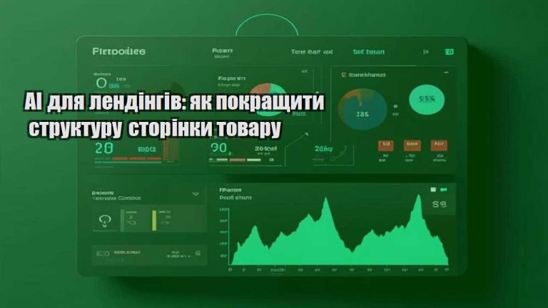 AI для лендінгів: як покращити структуру сторінки товару