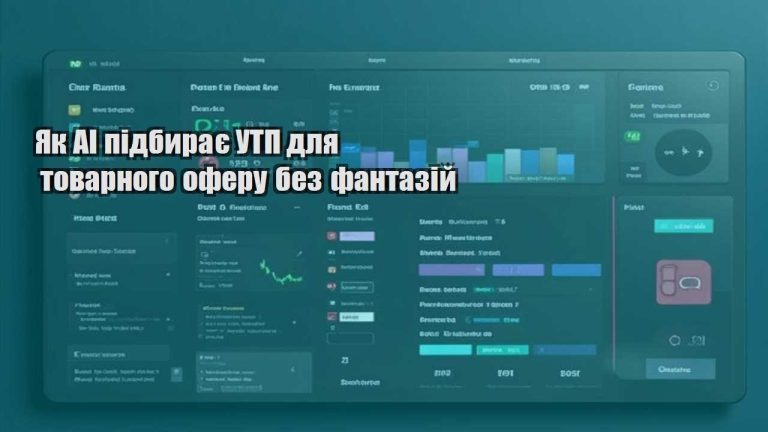 Як AI підбирає УТП для товарного оферу без фантазій