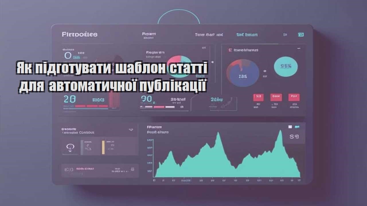 yak pidgotuvaty shablon statti dlya avtomatychnoyi publikacziyi