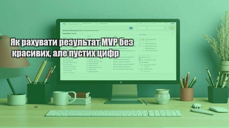 Як рахувати результат MVP без красивих, але пустих цифр