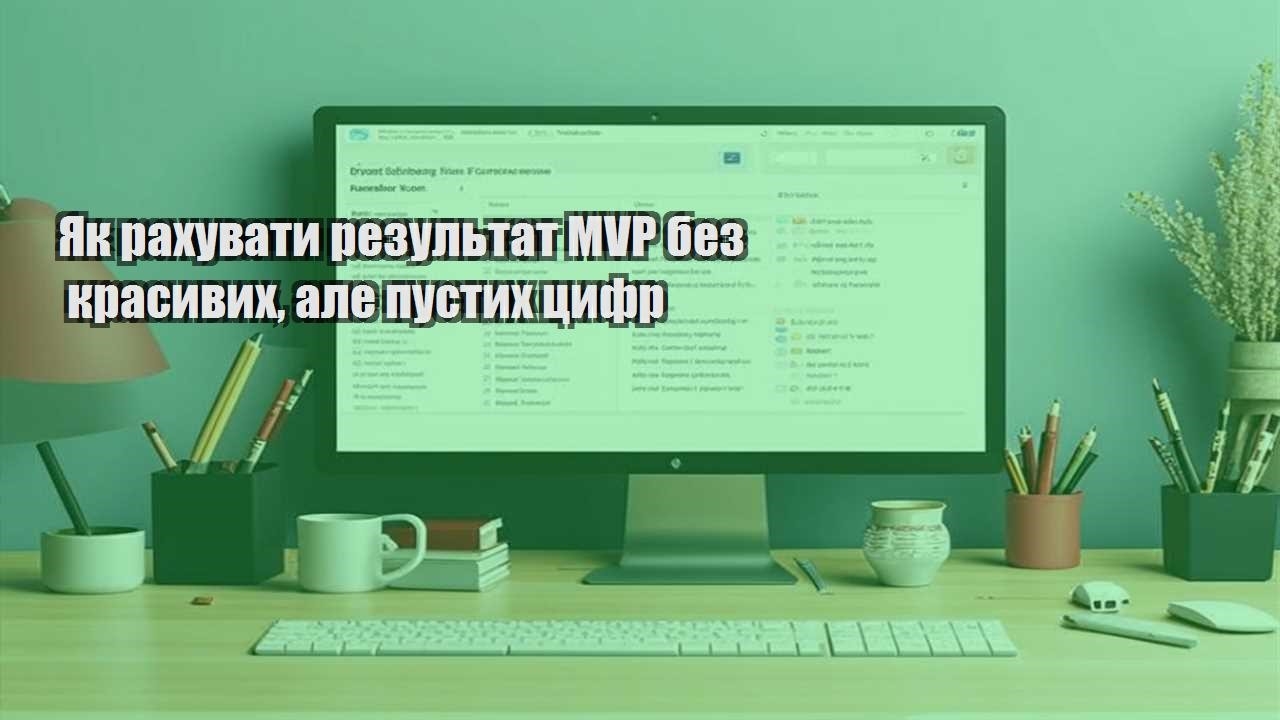 yak rahuvaty rezultat mvp bez krasyvyh ale pustyh czyfr