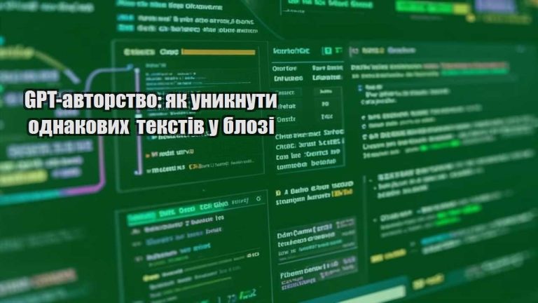 GPT-авторство: як уникнути однакових текстів у блозі