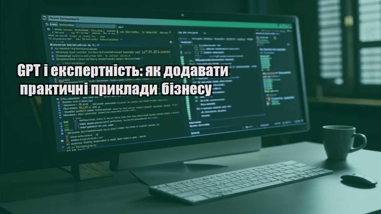 gpt i ekspertnist yak dodavaty praktychni pryklady biznesu