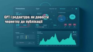 GPT і редактура: як довести чернетку до публікації